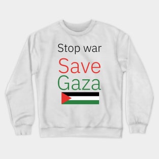 Save Gaza Crewneck Sweatshirt